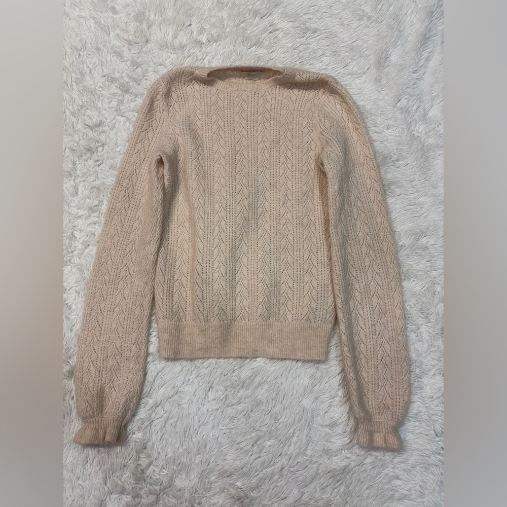 Boden Cream Cable Knit Sweater - Picture 3 of 6